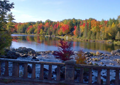 A view of the fall colors near the drag river
